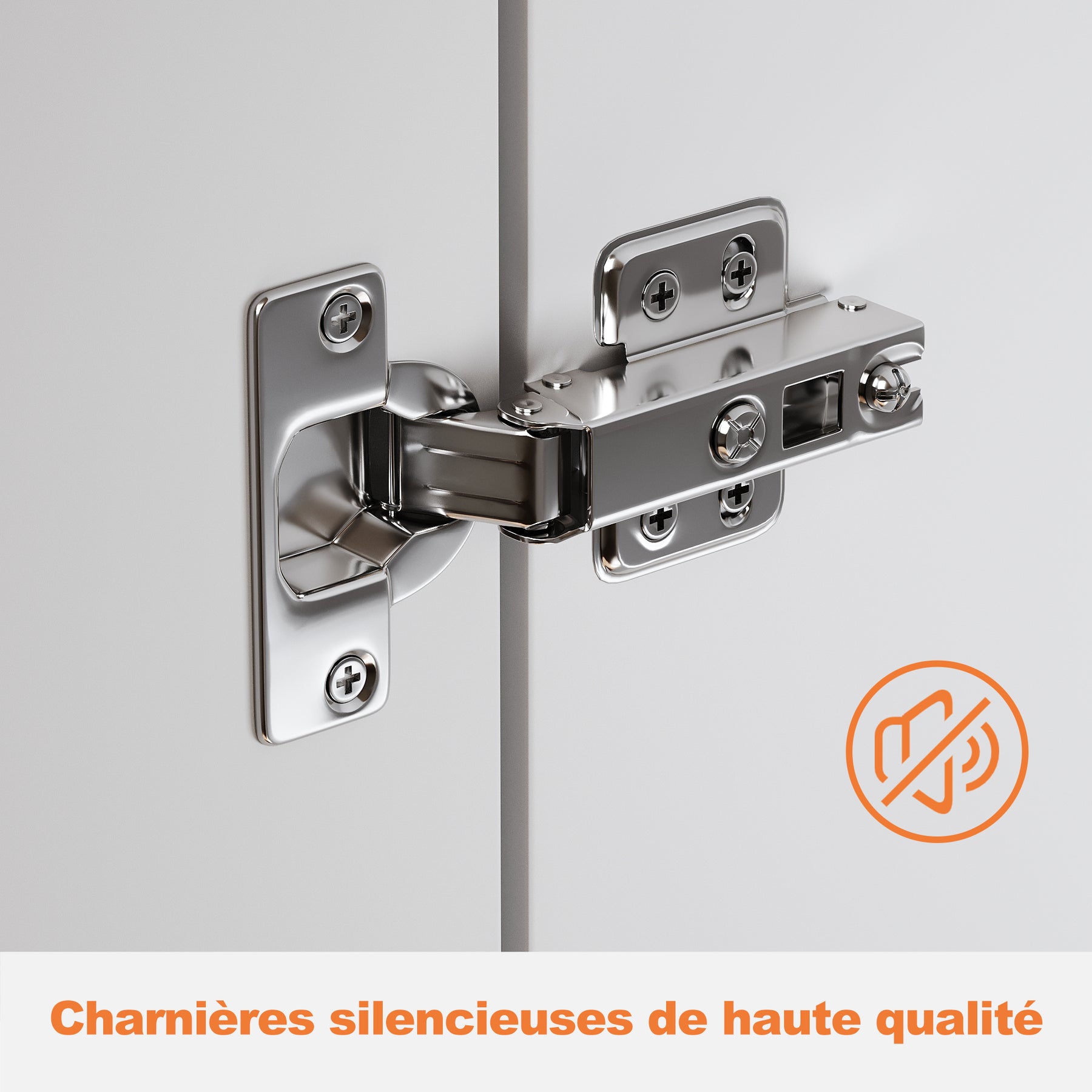 Armoire moderne 2 portes avec beaucoup d'espace de rangement, armoire polyvalente à portes battantes en blanc avec porte miroir, 76 x 47x 180cm - SIRHONA