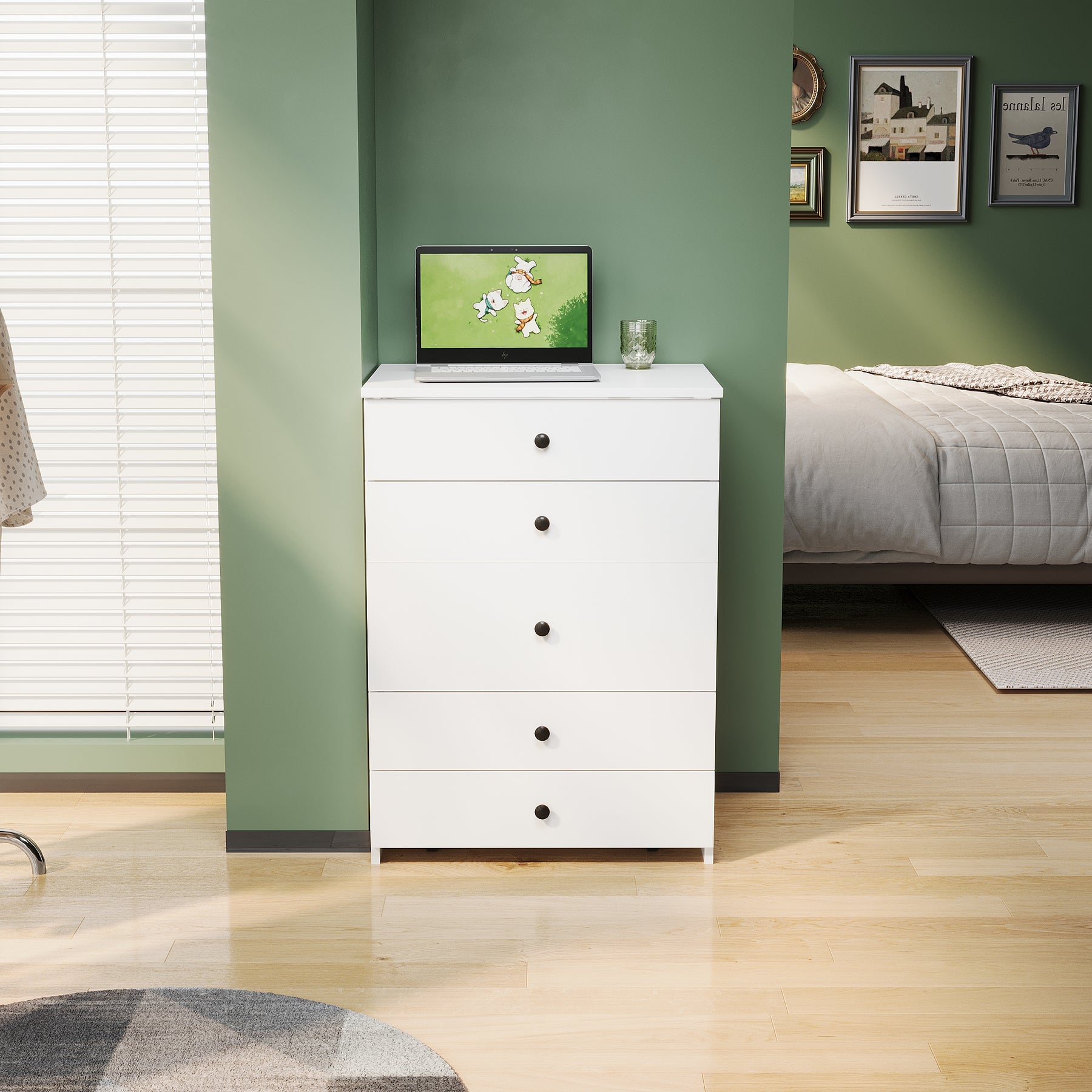 SIRHONA Coiffeuse multifonctionnelle avec chaise dissimulée et rangement divisé 59.2×42.6×127cm - SIRHONA