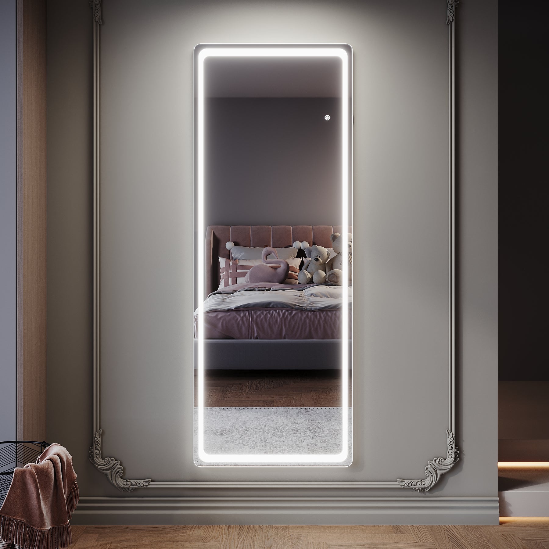 SIRHONA Miroirs grand format sur pied 1600x600x35mm - SIRHONA