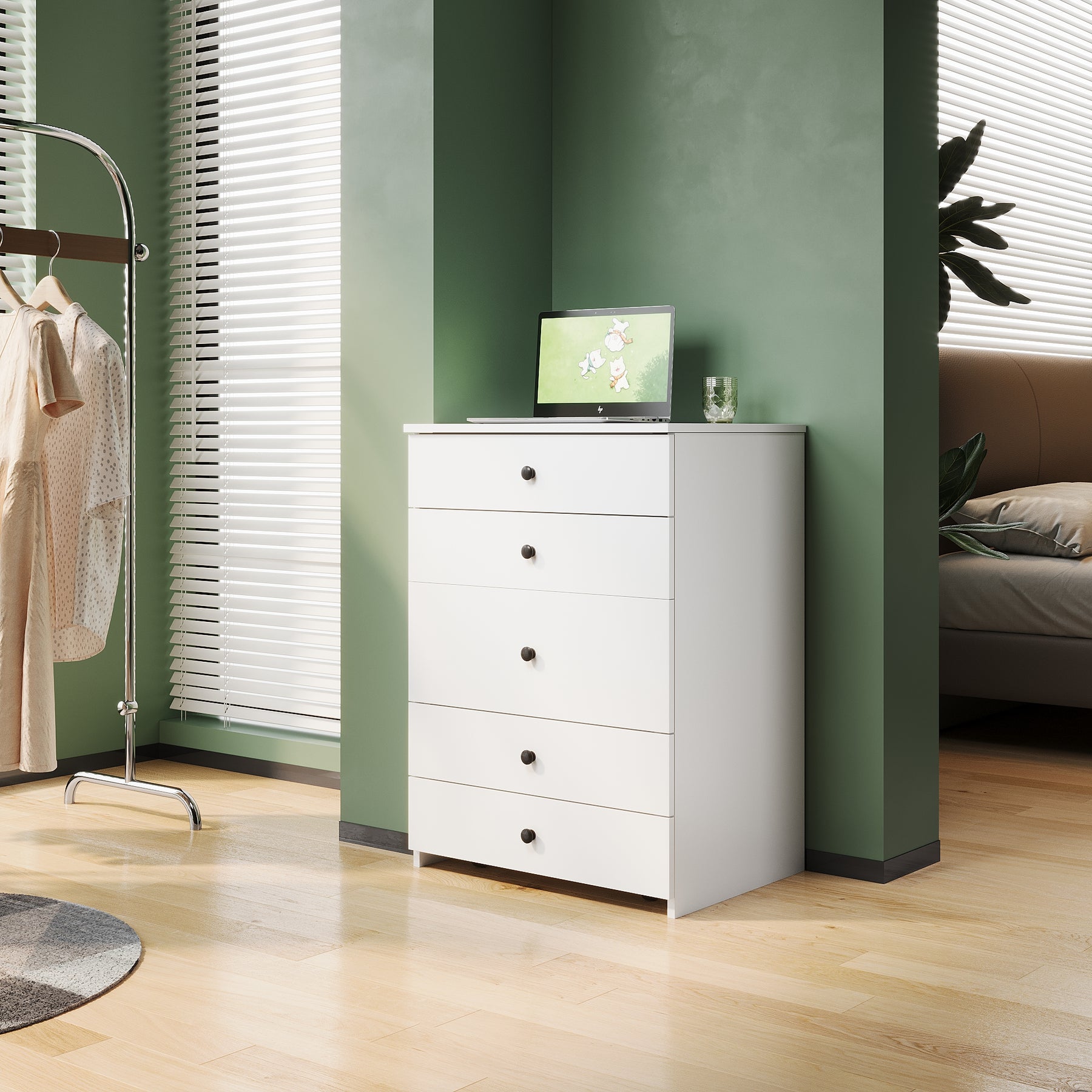SIRHONA Coiffeuse multifonctionnelle avec chaise dissimulée et rangement divisé 59.2×42.6×127cm - SIRHONA