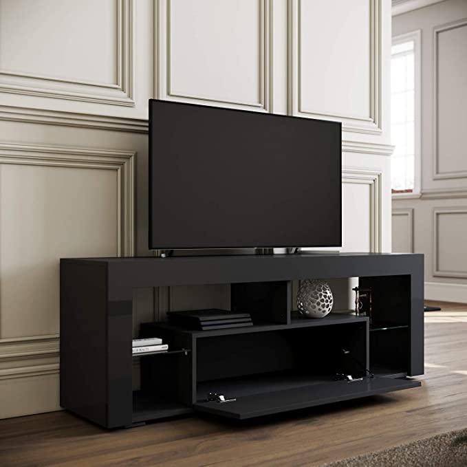 Meuble TV LED blanc ou noir ? Nos conseils pour harmoniser avec votre décoration