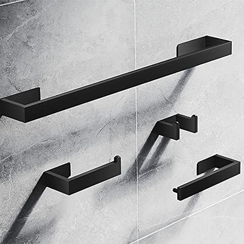 Flybath Anneau Porte-Serviettes SUS 304 Noir Mat – Support Serviette Mural Acier Inoxydable Salle De Bain Moderne