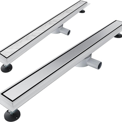 SIRHONA Caniveau Douche Italienne 50cm ~ 110cm à carreler - SIRHONA