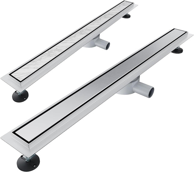 SIRHONA Caniveau Douche Italienne 50cm ~ 110cm à carreler - SIRHONA