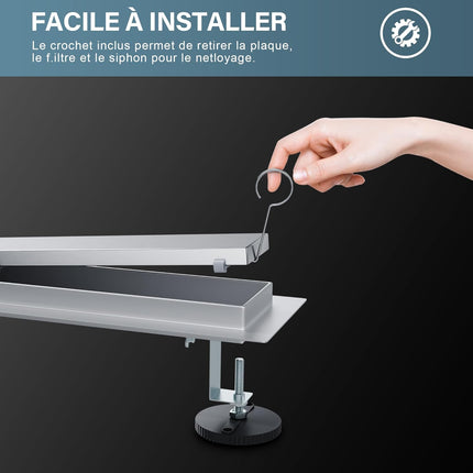 SIRHONA Caniveau Douche Italienne 50cm ~ 110cm à carreler - SIRHONA