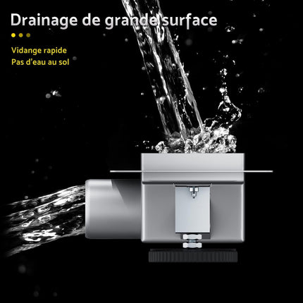 SIRHONA Caniveau Douche Italienne 80 cm Acier Inoxydable Caniveau de Sol à l'italienne Grille - SIRHONA