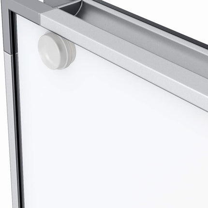 SIRHONA Armoire de salle de bain LED avec éclairage 50 × 70 cm En aluminium anti-buée Charnière sans fil Avec miroir et prise IP44 Waterciht - SIRHONA