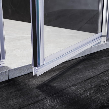 SIRHONA Joint de Porte Joint de Rechange Joint de Douche en PVC,avec Déflecteur d'eau - SIRHONA