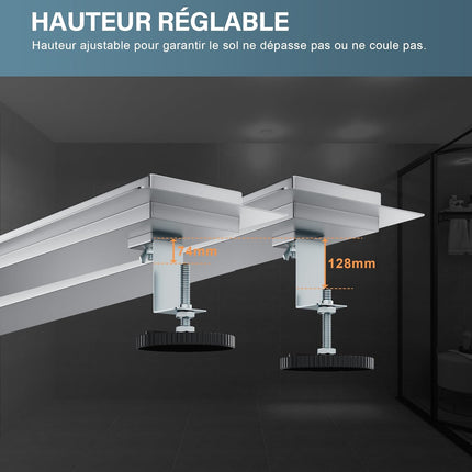 SIRHONA Caniveau Douche Italienne 50cm ~ 110cm à carreler - SIRHONA