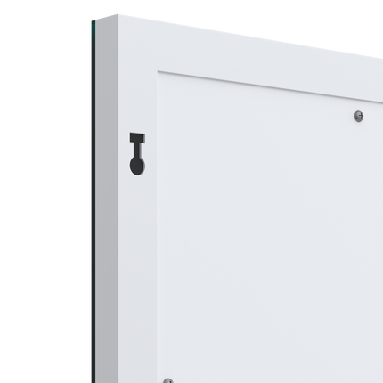 Miroir intégral avec éclairage LED 3 couleurs Miroir sur pied blanc 150x40x3.5cm Miroir mural - SIRHONA