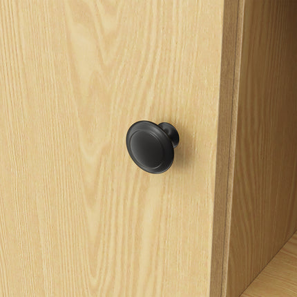 SIRHONA Buffet de salle à manger à 2 portes armoire de rangement Style moderne Meubles couleur bois, 120 x 35 x 93 cm - SIRHONA