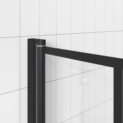 Panneau de baignoire noir pliable 80x140cm NANO verre ESG 6mm - SIRHONA