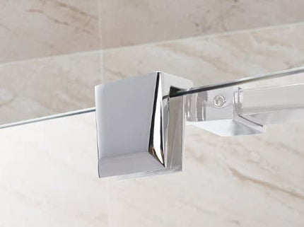 SIRHONA Barre de stabilisation de verre en acier inoxydable 1000 mm pour porte de douche humide, cabine de douche - SIRHONA
