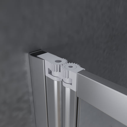 Paroi de douche pour baignoire Rehausse de baignoire en 3 parties pliable 130x140cm - SIRHONA