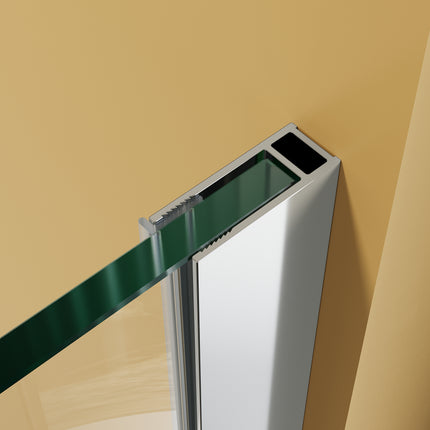 Paroi de douche italienne Walk In avec étagères en verre de 8 mm - SIRHONA