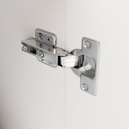 Buffet, armoire de cuisine avec éclairage LED (12 couleurs réglables) blanc  90 x 35 x 83 cm - SIRHONA