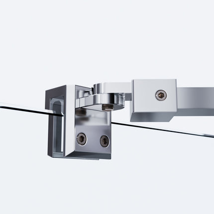 SIRHONA Barre de stabilisation de verre en acier inoxydable 1000 mm pour porte de douche humide, cabine de douche - SIRHONA