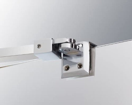 SIRHONA Barre de stabilisation de verre en acier inoxydable 1000 mm pour porte de douche humide, cabine de douche - SIRHONA