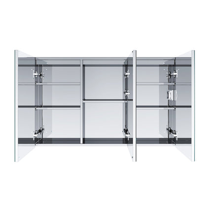 Armoire de toilette avec  acier inoxydable 3 portes 13x105x65cm - SIRHONA