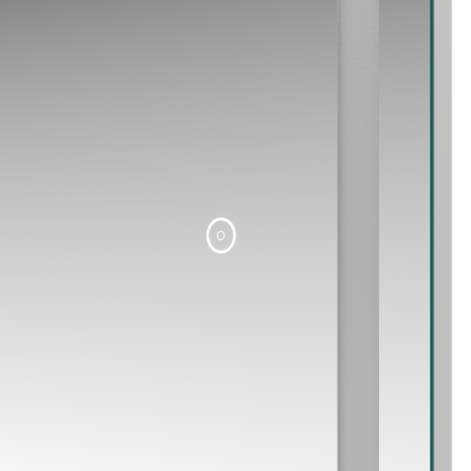 Miroir intégral avec éclairage LED 3 couleurs Miroir sur pied blanc 150x40x3.5cm Miroir mural - SIRHONA