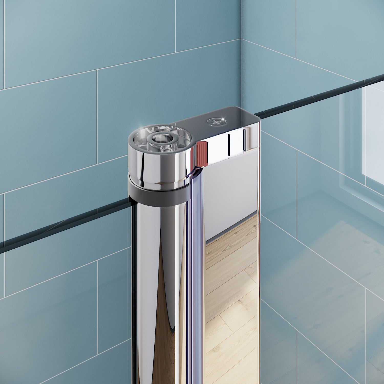 Paroi de baignoire Paroi de douche pliante 120x140cm - SIRHONA