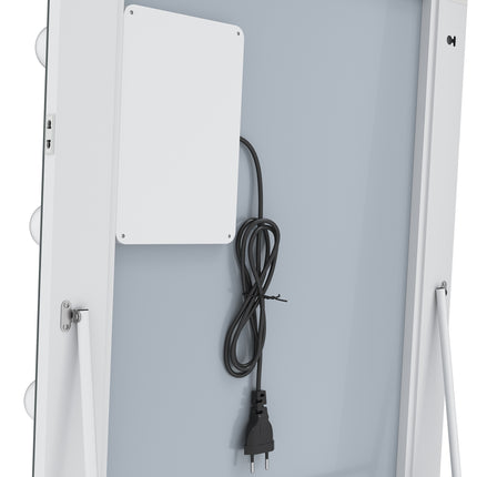 SIRHONA Miroir sur pied LED miroir pleine longueur 1600 x 600 x 35 mm - SIRHONA