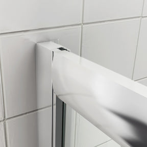 Cabine de douche Paroi de douche ronde Porte coulissante ESG Porte en verre 80/90/100cm Hauteur 185cm /195cm