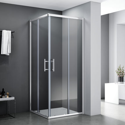 Cabine de douche accès d'angle 70-120cm Hauteur 185cm/195cm - SIRHONA