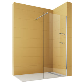 Paroi de douche italienne Walk In avec étagères en verre de 8 mm - SIRHONA