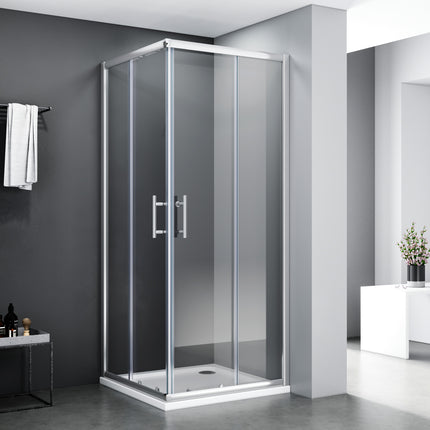 Cabine de douche accès d'angle 70-120cm Hauteur 185cm/195cm - SIRHONA