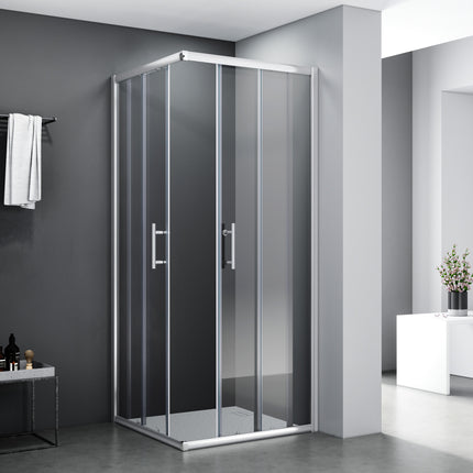 Cabine de douche accès d'angle 70-120cm Hauteur 185cm/195cm - SIRHONA