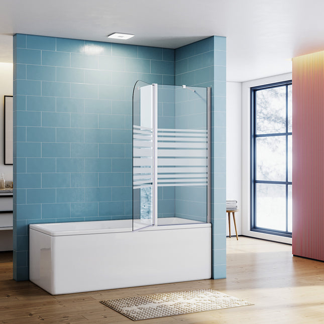 Paroi de baignoire Paroi de douche pliante 120x140cm - SIRHONA