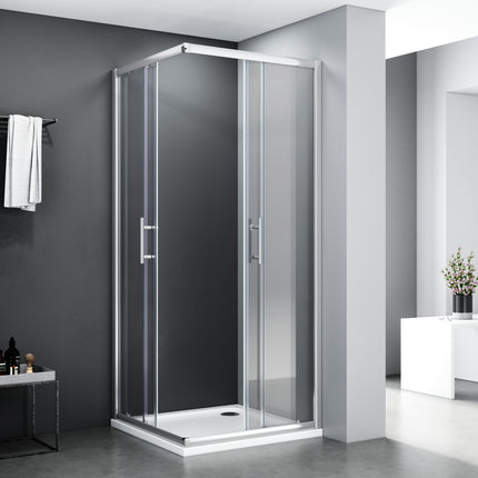 Cabine de douche accès d'angle 70-120cm Hauteur 185cm/195cm - SIRHONA