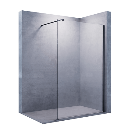 Paroi de douche à l'italienne , sécurité trempé de 10 mm d'épaisseur, taille 80/90cm, hauteur 200cm - SIRHONA