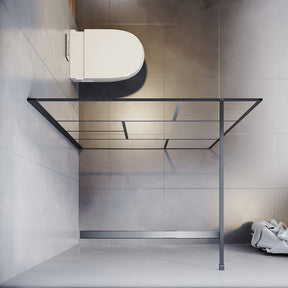 Paroi de douche à l'italienne ESG verre de sécurité Epaisseur 8mm Hauteur 200cm - SIRHONA