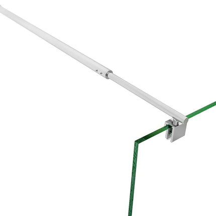 SIRHONA Barre de fixation extensible 700-1200mm Barre de stabilisation de verre en acier inoxydable Barre de fixation pour paroi de fixation paroi de douche, chrom poli - SIRHONA