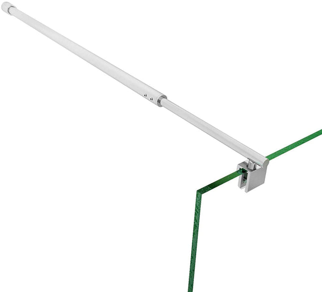 SIRHONA Barre de fixation extensible 700-1200mm Barre de stabilisation de verre en acier inoxydable Barre de fixation pour paroi de fixation paroi de douche, chrom poli - SIRHONA