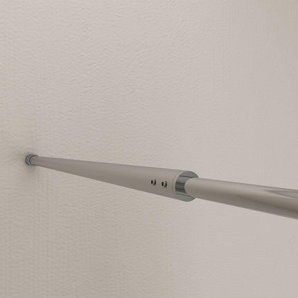 SIRHONA Barre de fixation extensible 700-1200mm Barre de stabilisation de verre en acier inoxydable Barre de fixation pour paroi de fixation paroi de douche, chrom poli - SIRHONA
