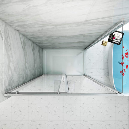 SIRHONA Cabine de douche à porte coulissante - SIRHONA